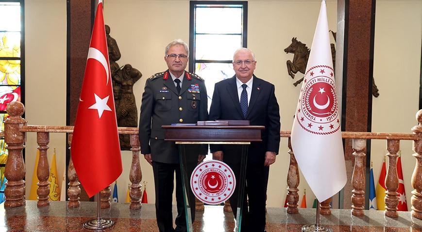 Bakan Güler Kara Kuvvetleri Komutanı Orgeneral Tokel’i kabul etti