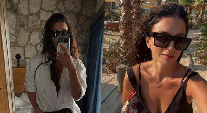 Eşref Rüya’dan kızgın kumlara! Ceren Benderlioğlu’un tatil ışıltısı