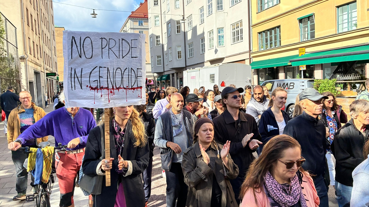 İsveç’ten Gazze’ye destek: İsrail’in saldırıları protesto edildi