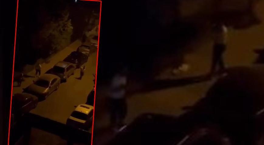 Başakşehir’de polise mukavemet gösteren şüphelinin yakalanma anları kameraya yansıdı