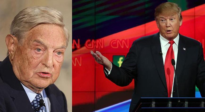 Trump, Soros ve oğlunu hedef aldı: ‘Deliler ülkeyi parçalayamayacak’