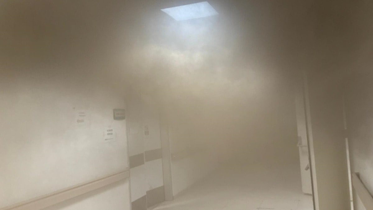 Tarsus Devlet Hastanesi’nde yangın paniği