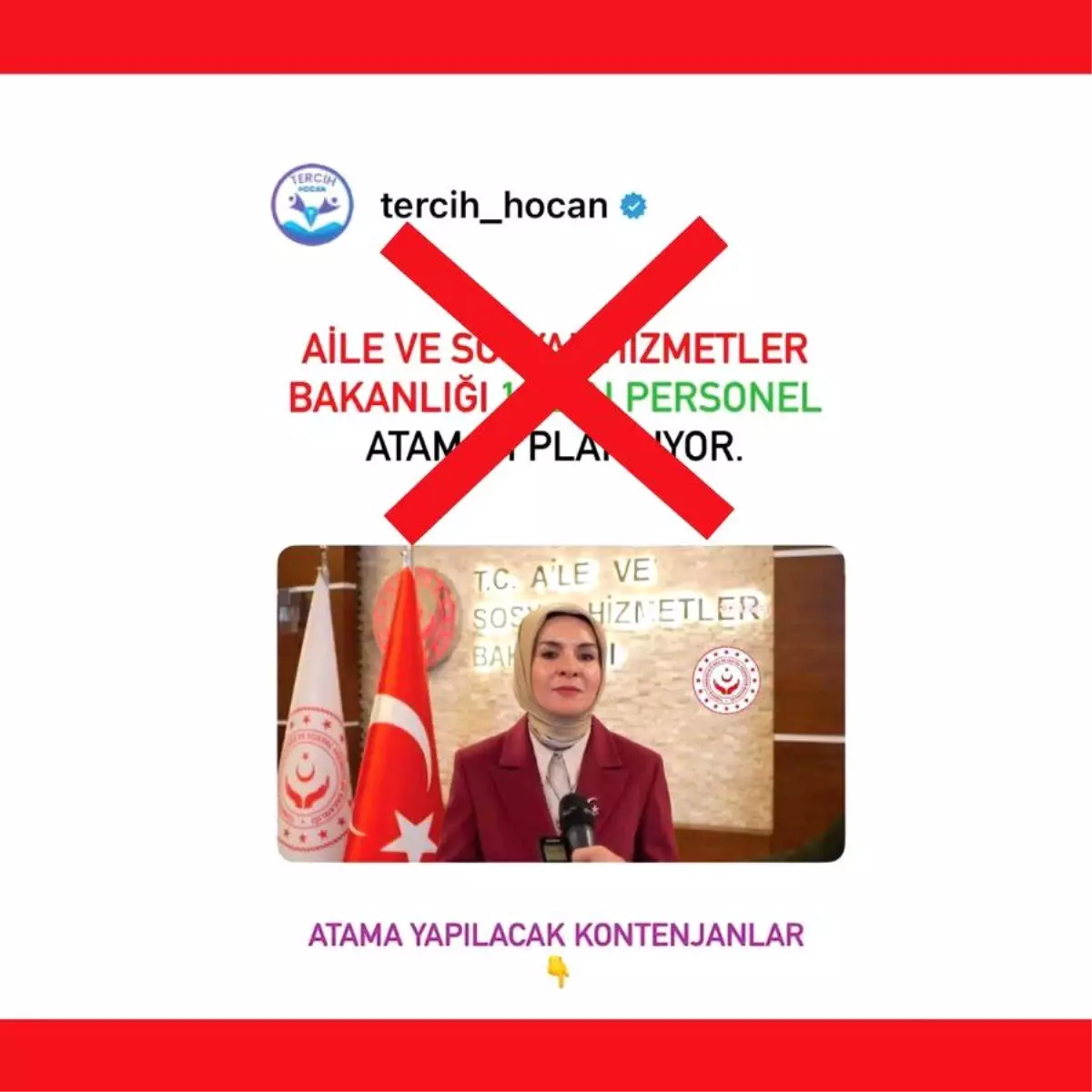 Aile ve Sosyal Hizmetler Bakanlığı’ndan 10 Bin Personel Ataması İddialarına Yalanlama