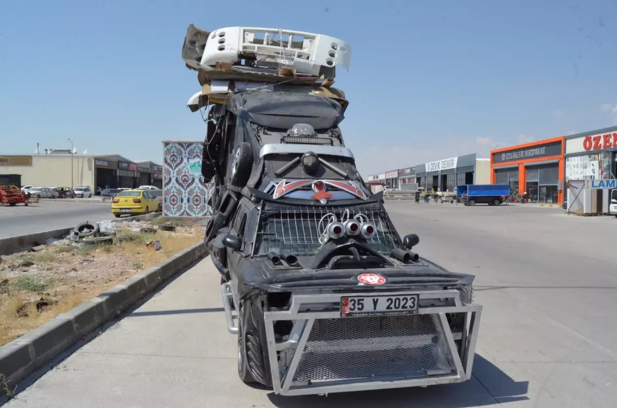 Aksaray’da Modifiye Araç Trafikten Men Edildi