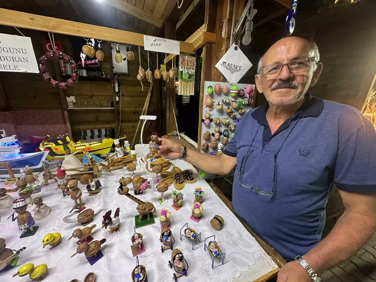 Ceviz Kabuklarından Sanat Eserleri Yaratan Emekli: Süleyman Yücel