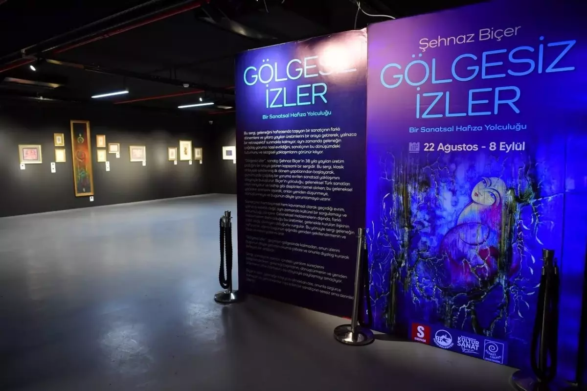 Doç. Dr. Şehnaz Biçer’in ‘Gölgesiz İzler’ Sergisi Açıldı