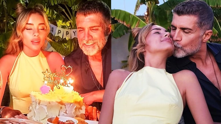 Özcan Deniz’den eşi Samar Dadgar’a doğum günü partisi