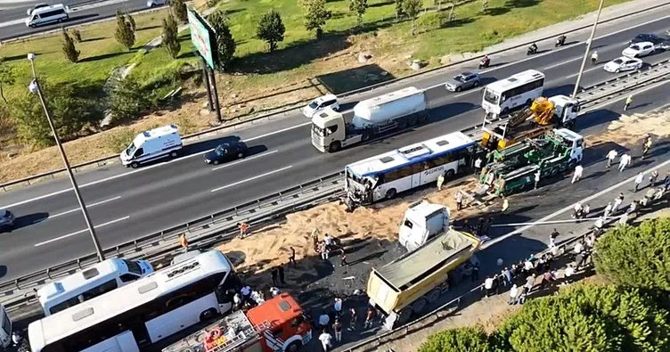TEM Otoyolu’nda kaza: 1 ölü, 21 yaralı