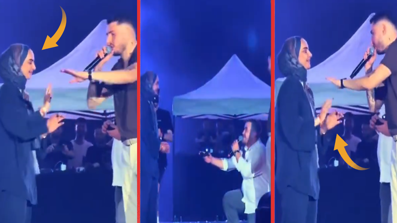 BLOK3 konserinde ilginç anlar: Teklifi reddetti, zorla yüzük taktılar