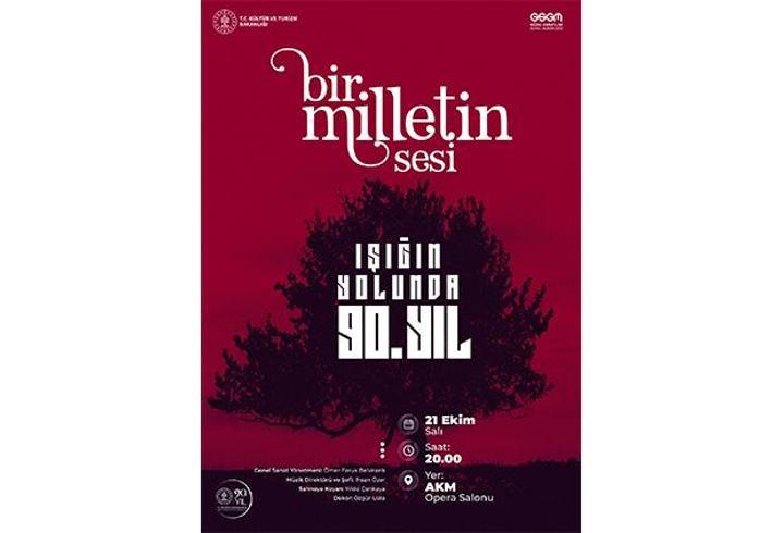Güzel Sanatlar Genel Müdürlüğü 90. Yılını AKM’de kutlayacak