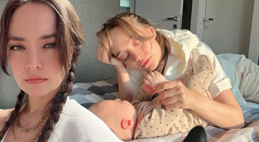 Zeynep Tuğçe Bayat’tan yeni kareler geldi! İşte küçük Atlas’ın son hali…