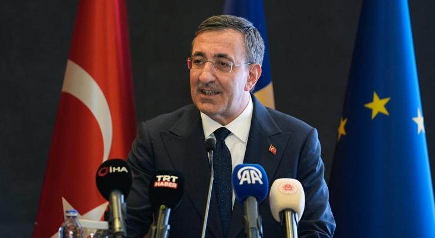 Cumhurbaşkanı Yardımcısı Yılmaz, Romanya Milli Günü Programı’nda konuştu