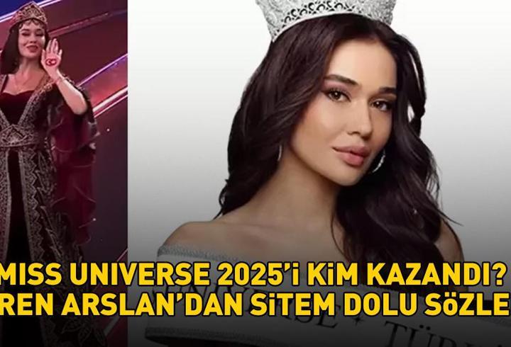 Kainat Güzellik Yarışması 2025 kim kazandı? Miss Universe 2025’te Türkiye güzeli Ceren Arslan kaçıncı oldu? Sitem dolu sözler!
