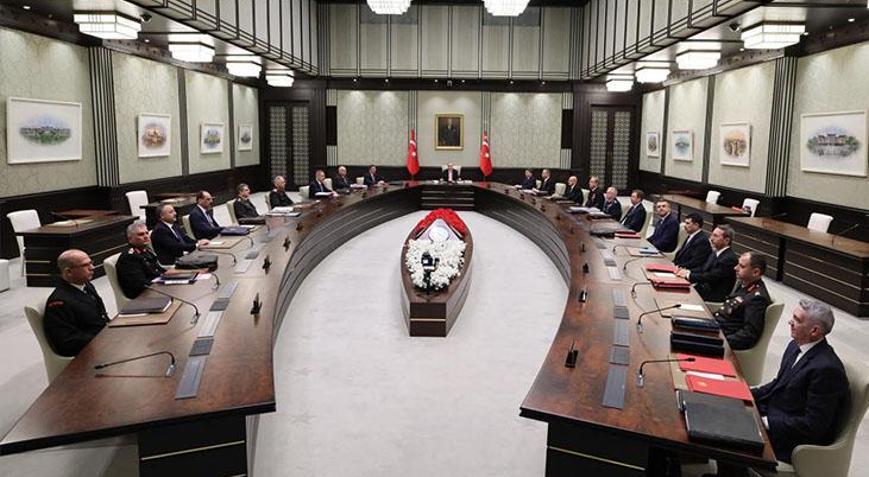 Yılın son MGK toplantısı Erdoğan başkanlığında başladı