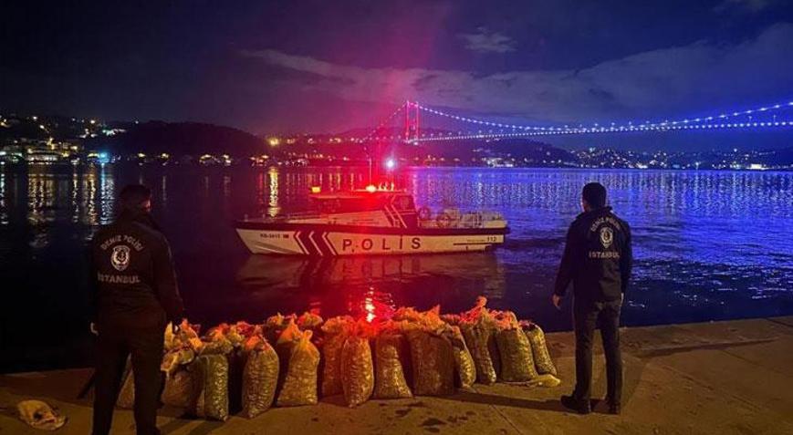 İstanbul’da ele geçirildi! Tam 2 ton 350 kilogram canlı midye