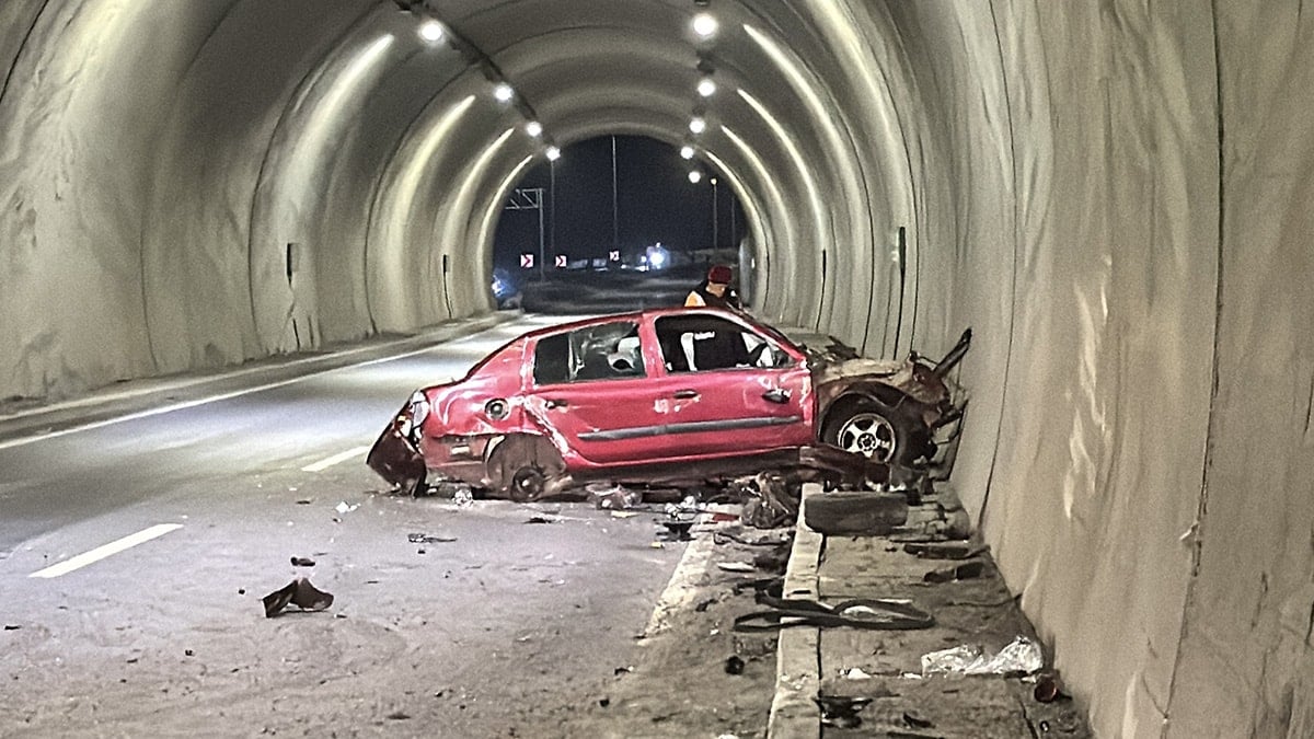 Zonguldak’ta tünelde kaza! 2 kişi yaralandı