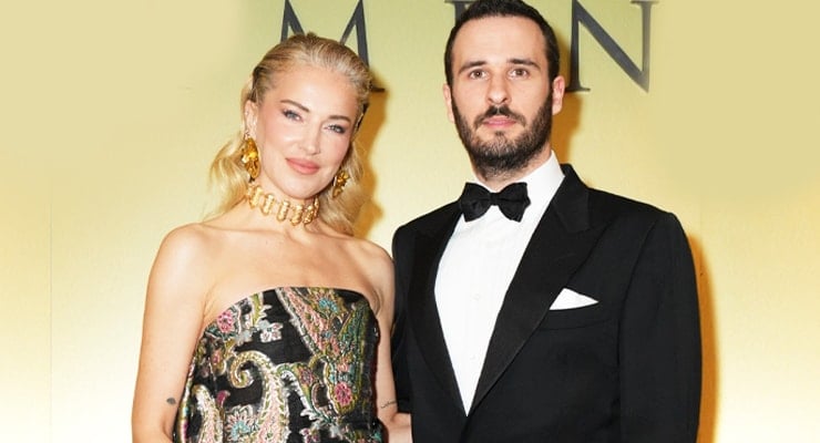 Burcu Esmersoy, eşi Nazım Akmandil’e olan aşkını bu kez çantasına işledi