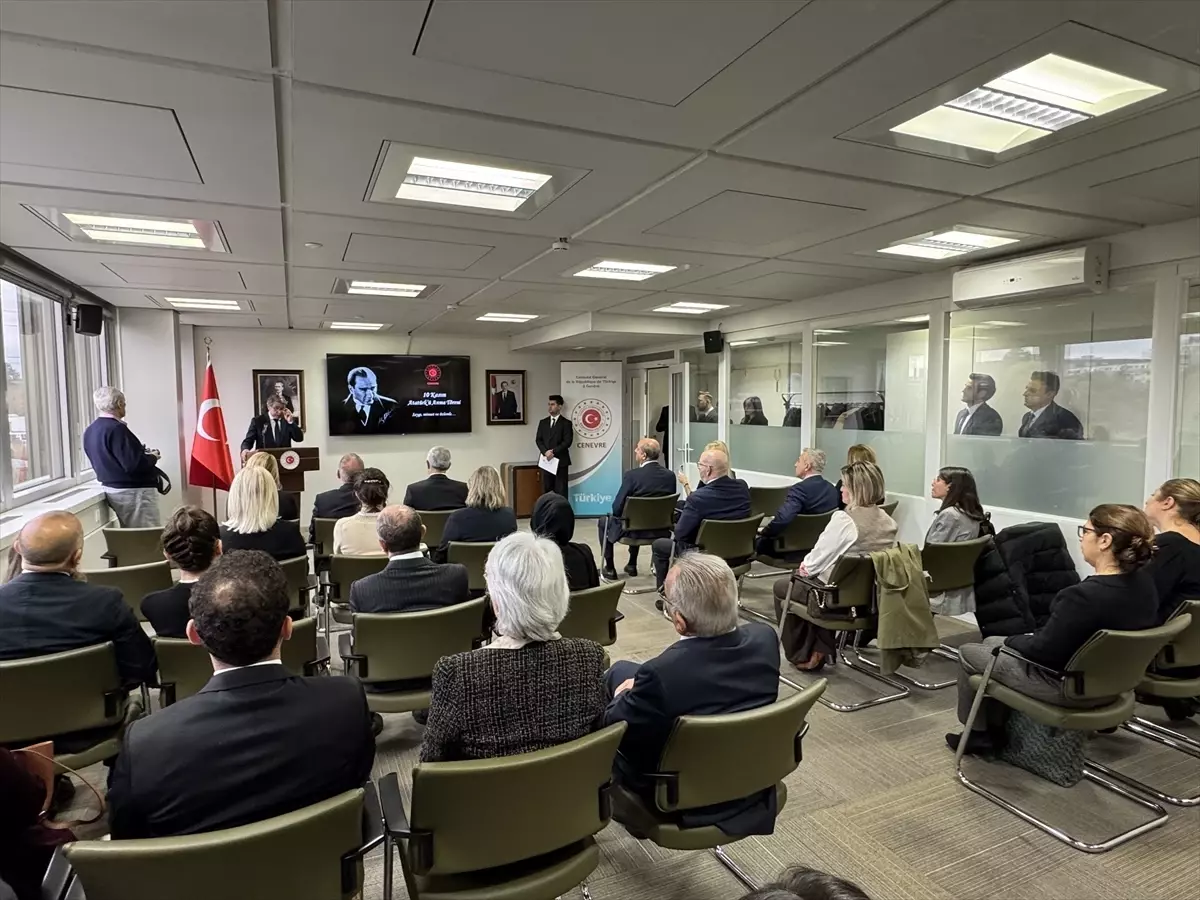 Büyük Önder Atatürk vefatının 87. yılında İsviçre’de anıldı