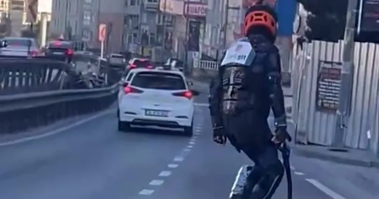 E5’de sıra dışı scooter yolculuğu