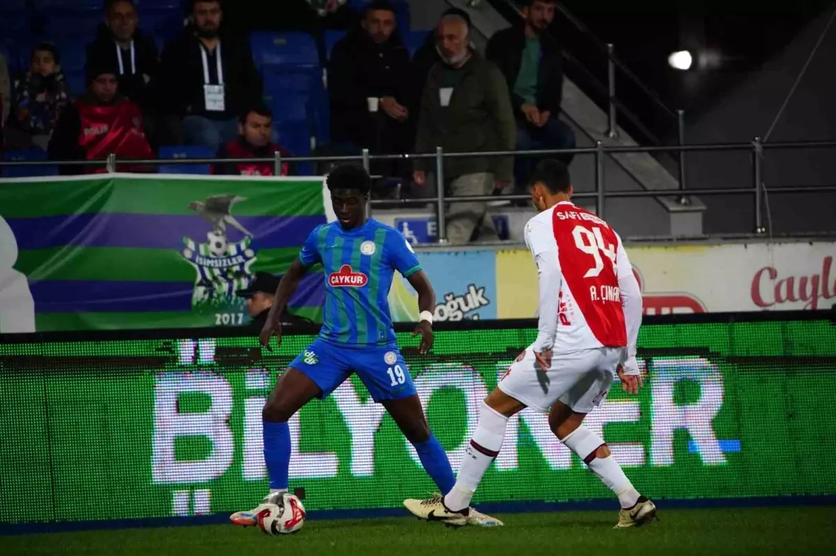 Çaykur Rizespor ve Fatih Karagümrük 11. Haftada Gol Atamadı