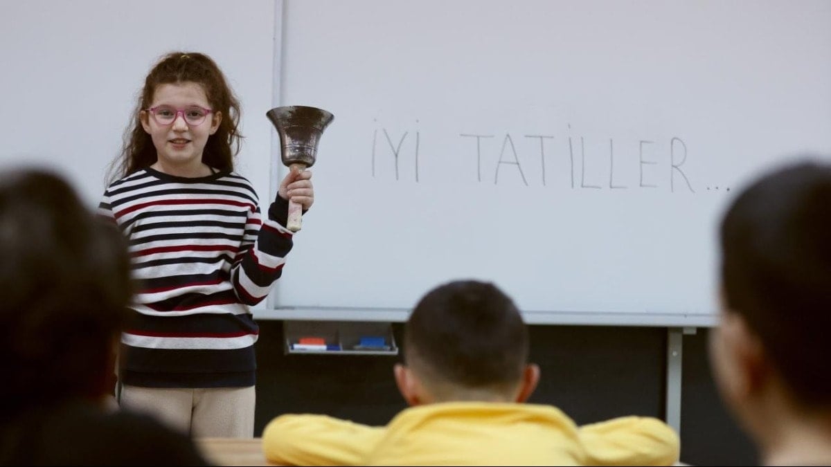 Ara tatil için son ders zili yarın çalacak