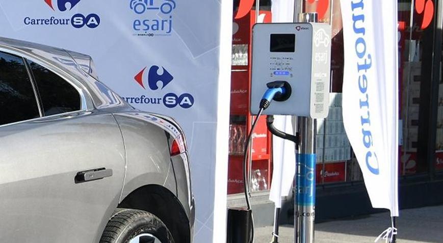 Marketlere oto şarj istasyonu