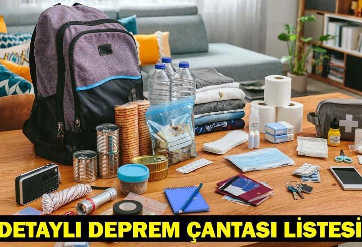 Deprem Çantası Nasıl Hazırlanır, İçinde Neler Olur? Detaylı Deprem Çantası Listesi!