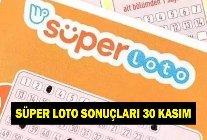 SÜPER LOTO SONUÇLARI 30 KASIM! MPİ Süper Loto çekiliş sonucu sorgulama ve canlı izleme linki