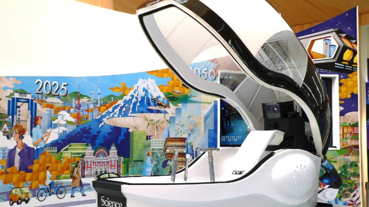 İnsan yıkama makinesi fuar gösteriminde popüler oldu