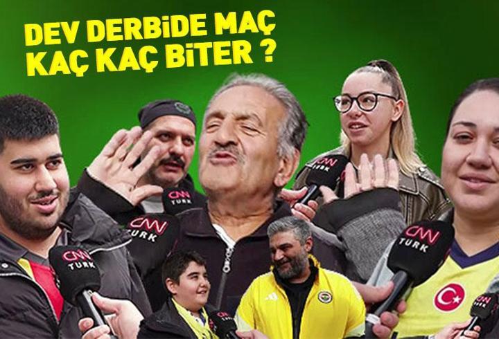 Fenerbahçe-Galatasaray derbisi kaç kaç biter? Taraftarlara sorduk, işte tahminleri…