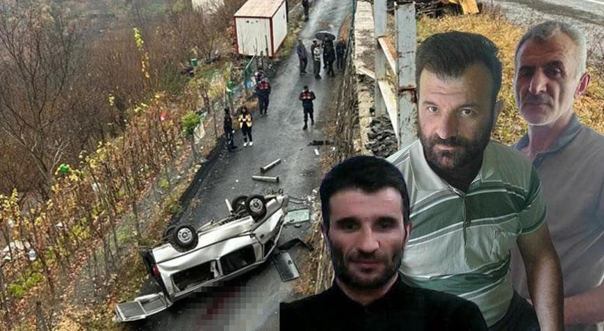 Artvin’de katliam gibi kaza! Araç bariyeri aşıp alt yola düştü: 3 ölü