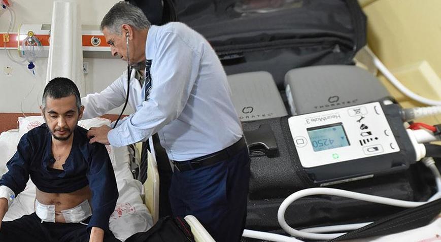 36 yaşında hayata tutundu! Yapay kalbi iki çantaya bağlı: Bu halime şükür