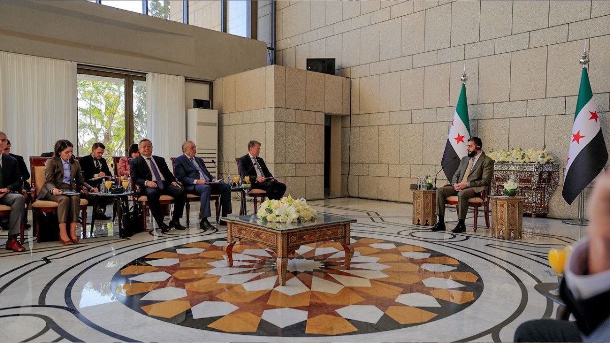 BMGK heyetinden Suriye’ye ilk ziyaret: Ahmed Şara ağırladı