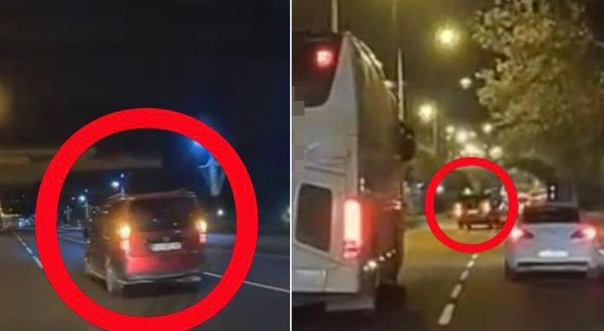 İkaz lambalarını yaktı, makas atarak ilerledi! İşte o sürücüye verile ceza