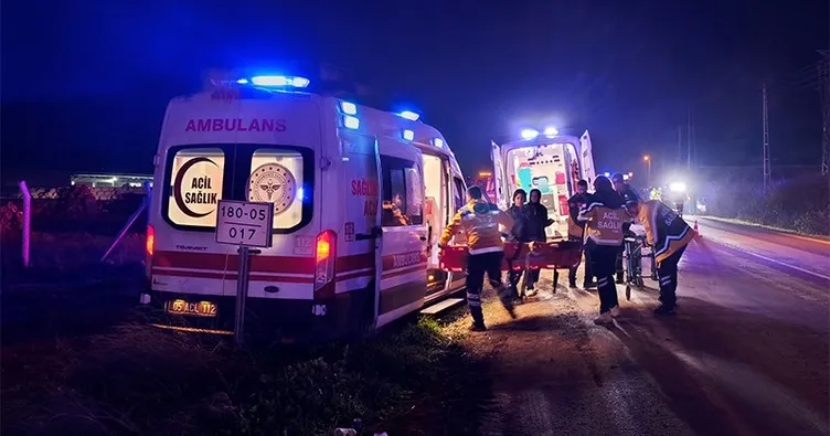 Amasya’da iki otomobil kafa kafaya çarpıştı: 8 yaralı