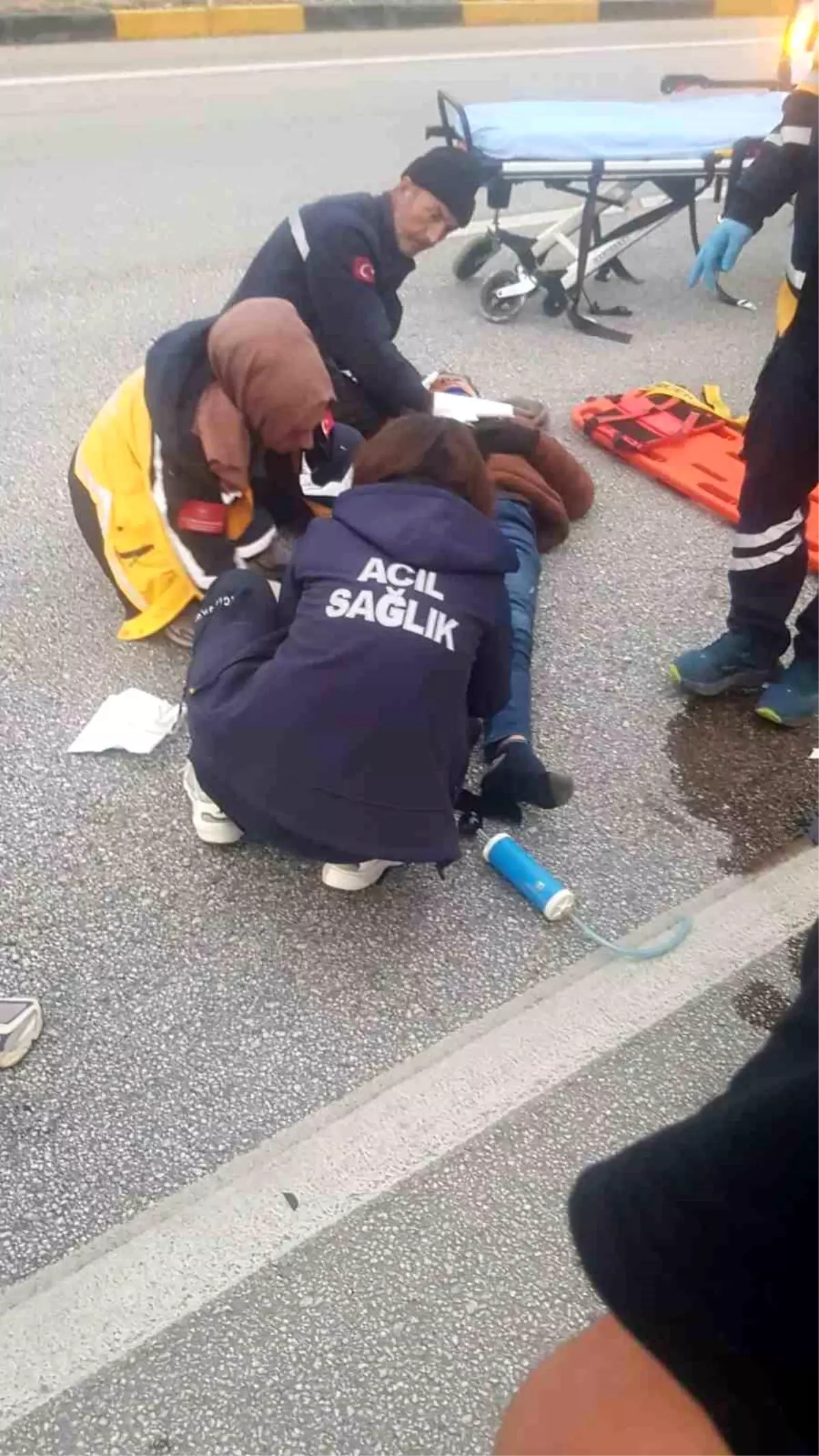 Burdur’da otomobil ile motosiklet çarpıştı: 1 yaralı