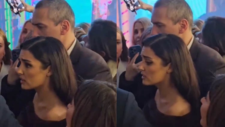 Hande Erçel’den küçük hayranına kaba davranan korumaya sert çıkış