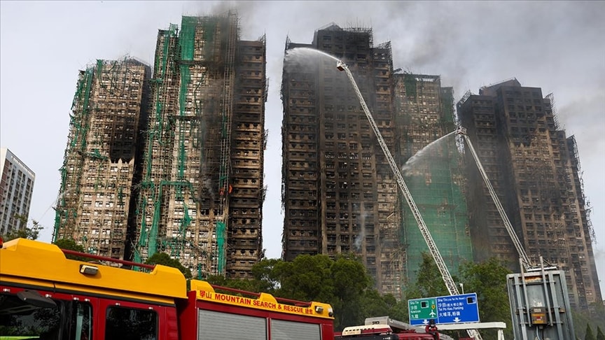 Hong Kong’daki yangında yaşamını yitirenlerin sayısı 146’ya yükseldi