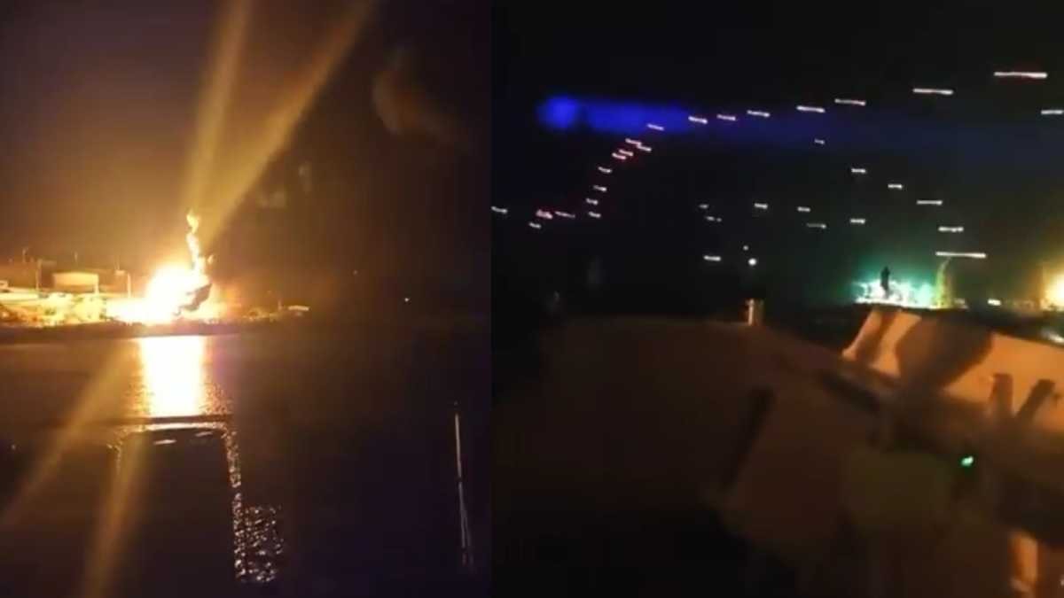 Türk gemisinin mürettebatı çatışmanın ortasında kaldı