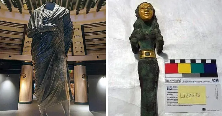 Yurt dışına kaçırılan tarihi eserler Türkiye’ye getirildi! Bakanlıktan önemli çalışma…