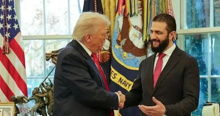 ABD Başkanı Trump, Şara ile görüştü