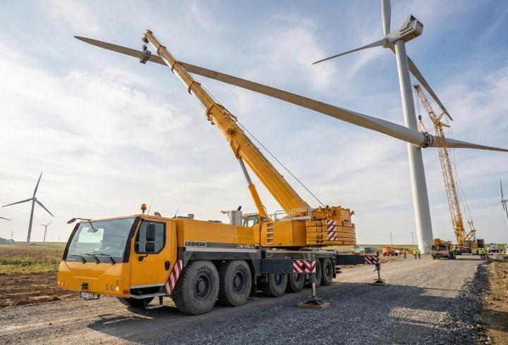 Yerli vinç lastiği üretti