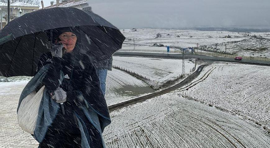 Son dakika… İstanbul’da kar etkili oldu! İşte beyaza bürünen ilçeler…