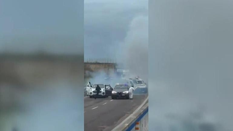 İtalyada film sahnelerini aratmayan soygun