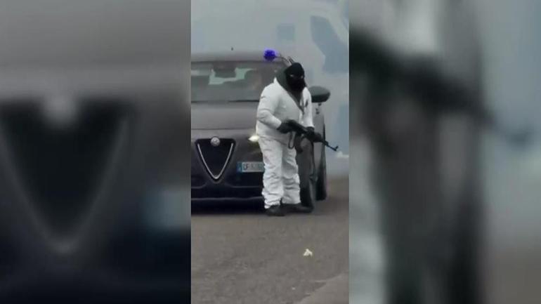 İtalyada film sahnelerini aratmayan soygun