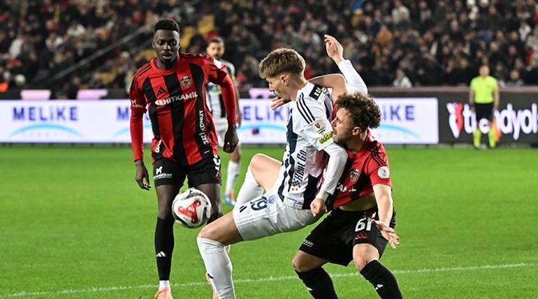 Gaziantep FK, Kasımpaşa’dan 3 puanı 10 kişiyle aldı