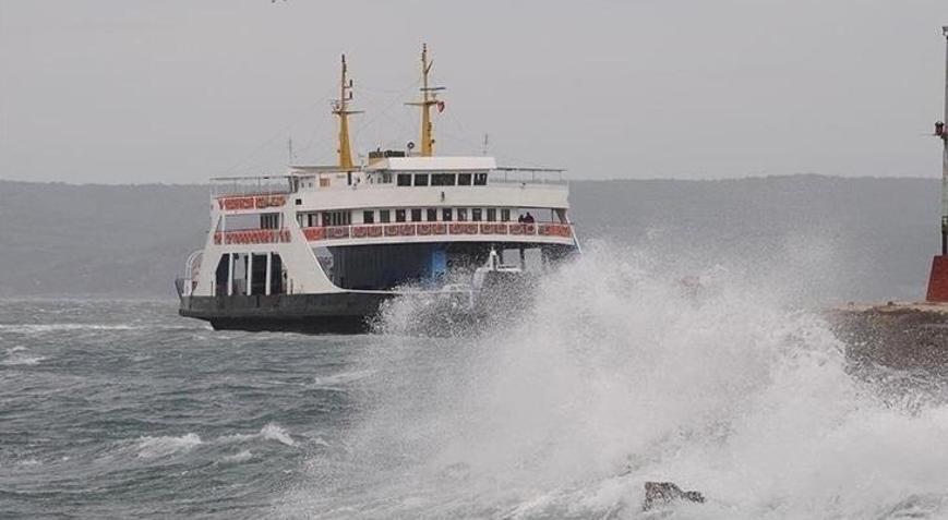 Güney Marmara’da bazı feribot seferleri olumsuz hava koşulları nedeniyle iptal edildi