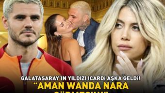 Galatasarayın yıldızı Mauro Icardi aşka geldi Çırağan Sarayında romantik poz AMAN WANDA NARA GÖRMESİN