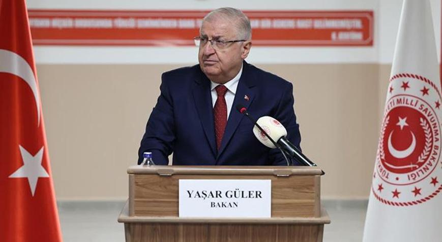 Milli Savunma Bakanı Yaşar Güler: Kahraman ordumuz terörü bitirme noktasına getirmiştir
