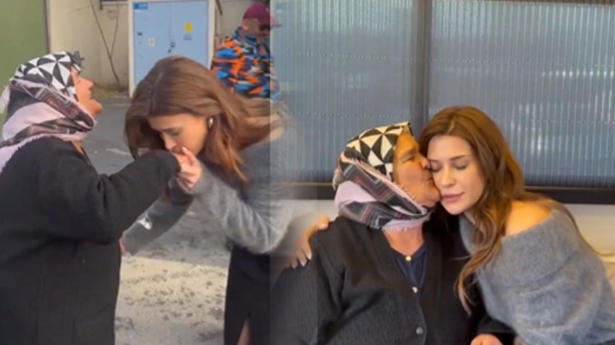 O kadın bakın kim çıktı! Devrim Özkan’ı ziyarete geldi: Sarmaş dolaş halleri beğeni topladı